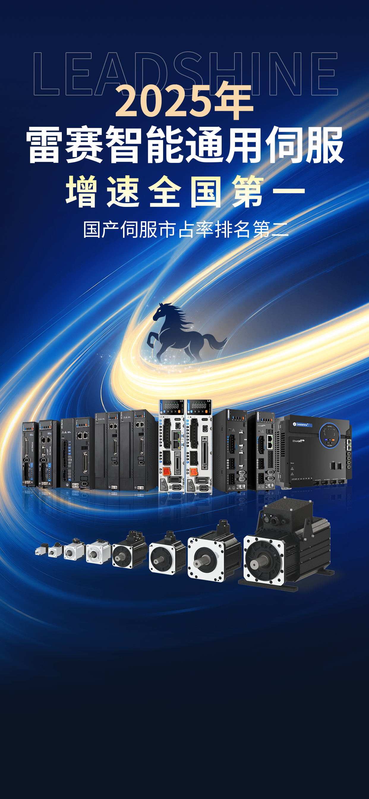 全国增速第一｜雷赛智能伺服增长迅猛